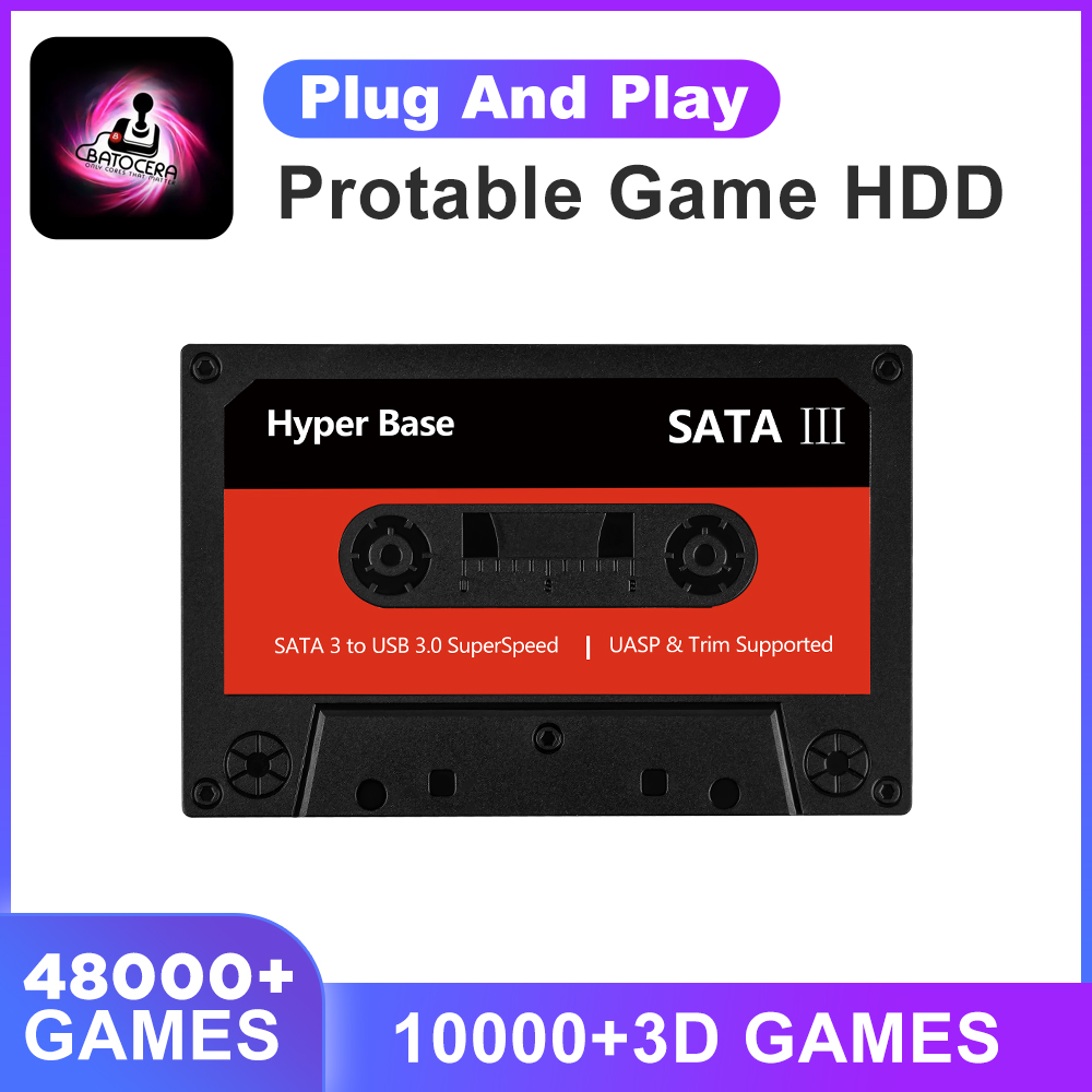 Gaming Console Chinese - Batocera 35.linux 500G HDD externo juego