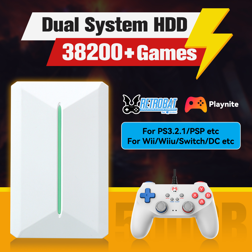 Gaming Console Chinese - Retrobat & Playnite System HDD consola