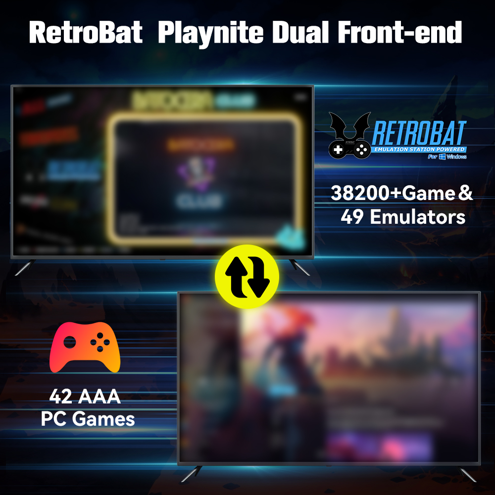 Retrobat & Playnite System HDD - Gaming Console Chinese reseña y precio