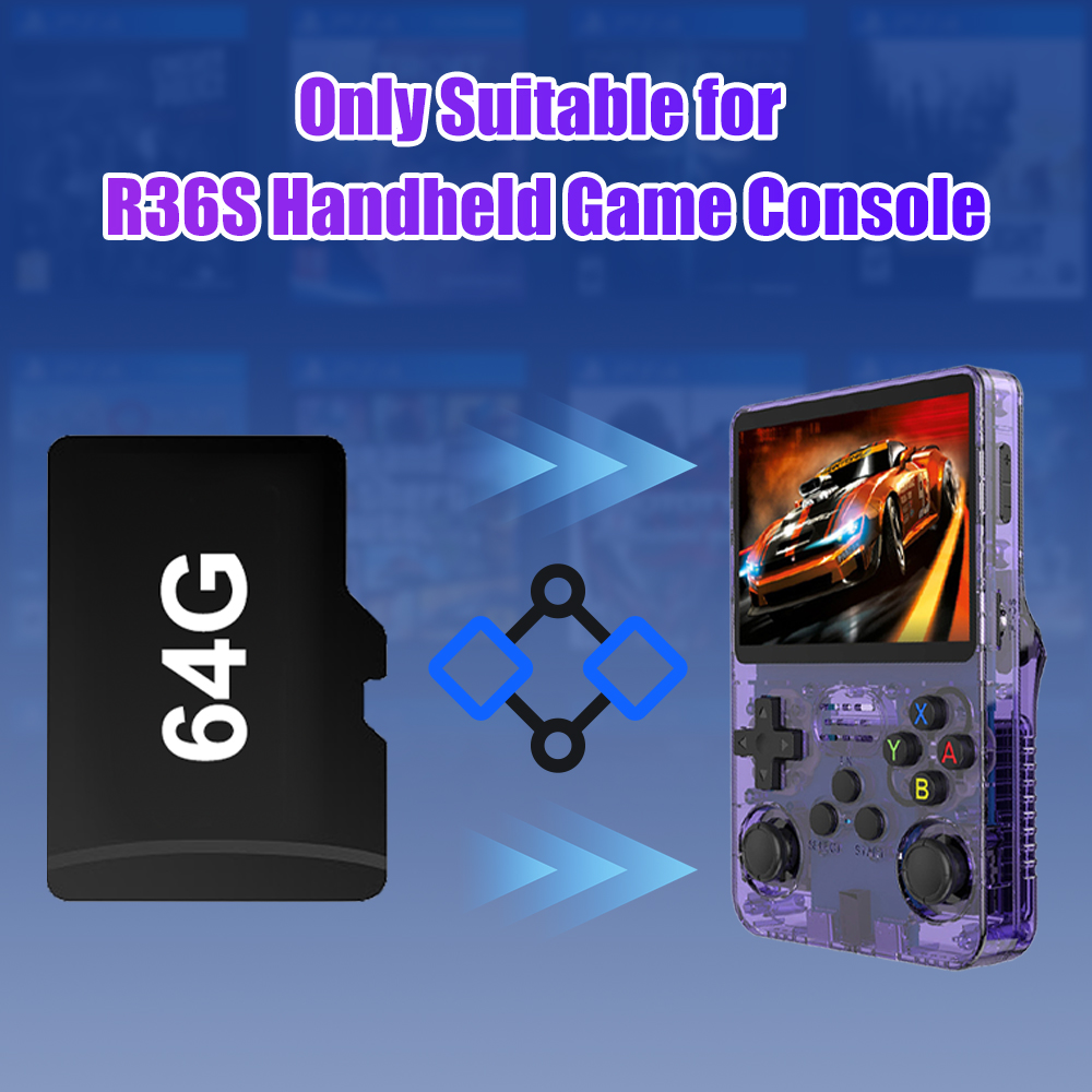 Tarjeta TF de juego de 64G par - Gaming Console Handheld Retro reseña y precio