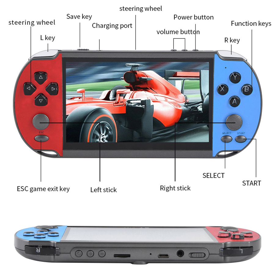 Consola de videojuegos portáti - Gaming Console For 10 Year Old reseña y precio
